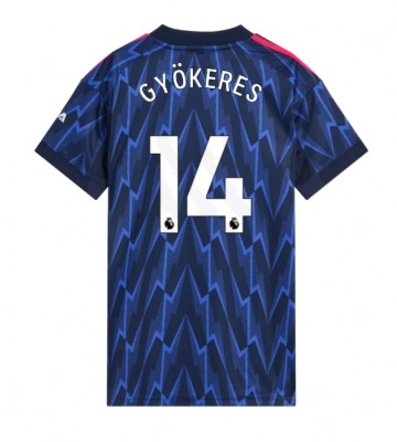 Arsenal Viktor Gyokeres #14 Bortatröja Dam 2025-26 Kortärmad
